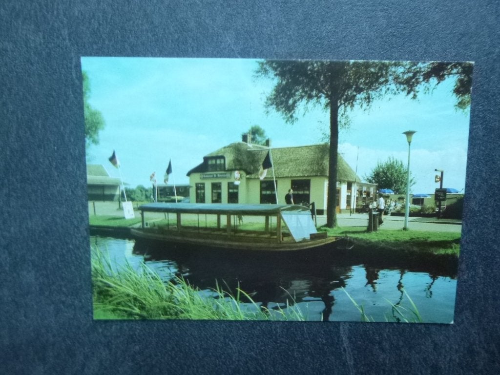Giethoorn, restaurant de Rietstulp / boot/menu, Verzenden, 1980 tot heden, Ongelopen, Overijssel