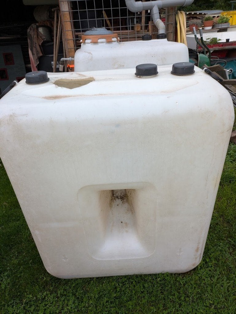 watertank watervat waterton wateropvang, Tuin en Terras, 150 liter of meer, Ophalen, Gebruikt