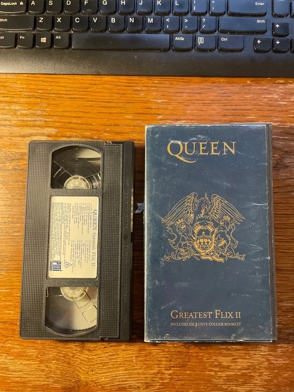 Queen Greatest Flix II VHS - Muziekvideo Collectie, Alle leeftijden, Ophalen of Verzenden, Gebruikt, Overige genres