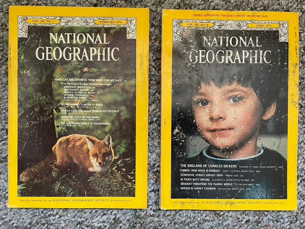 National Geographic Magazine jaargang 1974, Ophalen of Verzenden, Gelezen, Wetenschap en Natuur