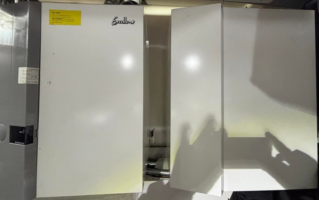Nefit EcomLine Excellent HRC 30 + 75L Boiler - CW6, Doe-het-zelf en Verbouw, Verwarming en Radiatoren, Ophalen, Gebruikt, Hoog rendement (Hr)