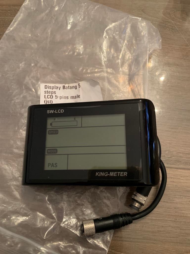 Display bafang 5p sw-lcd king-meter saxonette 36 v, Fietsen en Brommers, Fietsaccessoires | Fietscomputers, Ophalen of Verzenden