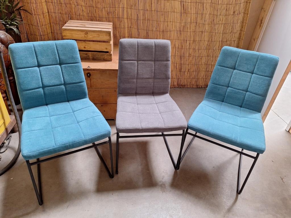 3 eetkamer stoelen, Ophalen, Gebruikt
