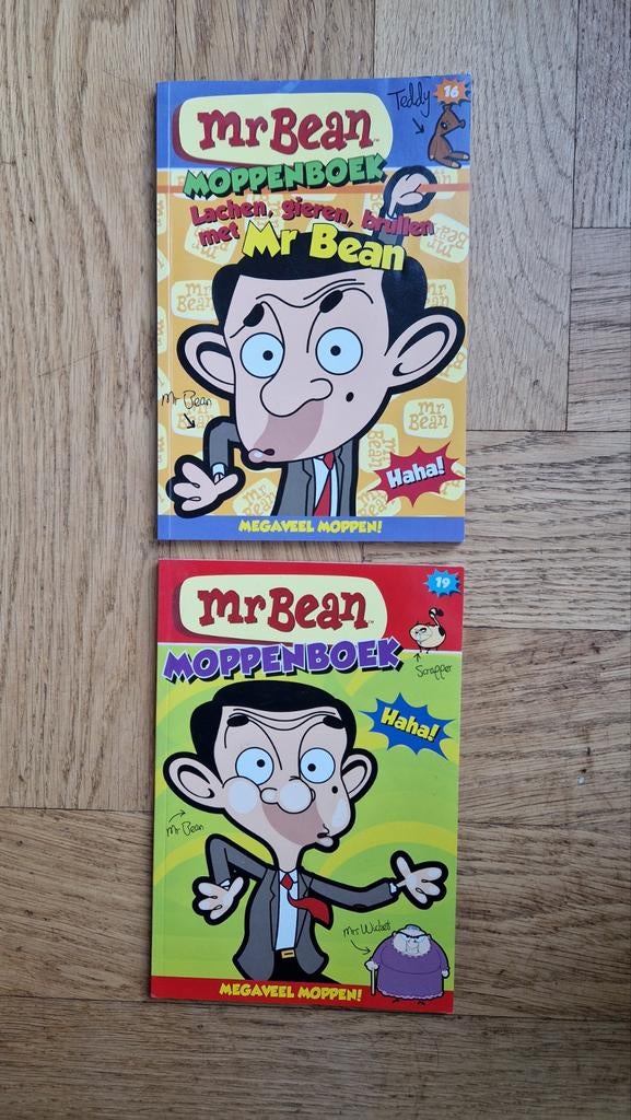 Mr. Bean Moppenboekjes - nr. 16 en nr. 19, Ophalen of Verzenden, Zo goed als nieuw