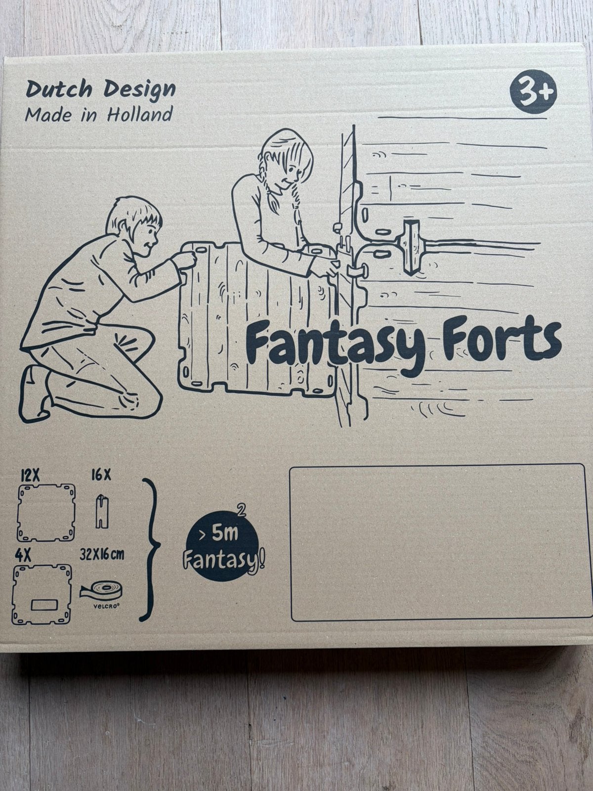 Fantasy Forts / 2 sets / huttenbouw, Ophalen, Gebruikt