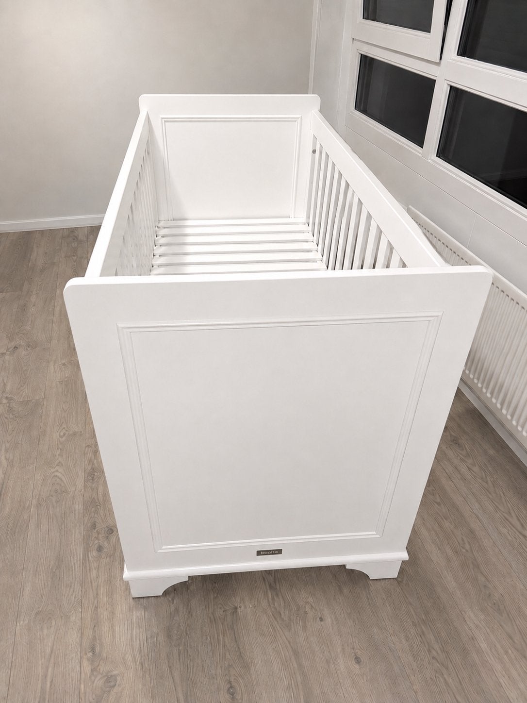 Bopita Ledikant Charlotte Wit 60x120 Verstelbaar, Ophalen, Verstelbaar, Wit, 190 cm of minder