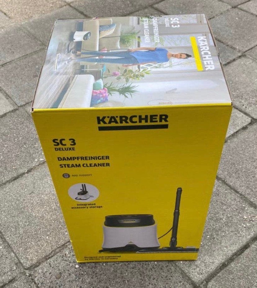 Kärcher SC 3 deluxe stoomreiniger ( Nieuw in doos ), Ophalen of Verzenden, Zo goed als nieuw, Stoomreiniger