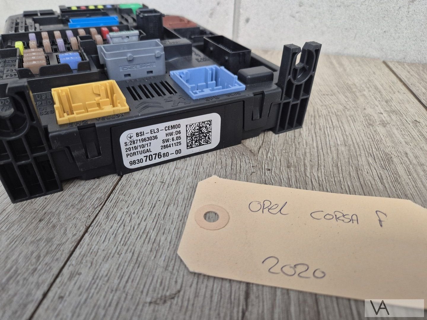 Zekeringkast bcm BSI van Opel Corsa F 2019 - 2025 9830707680, Gebruikt, -, -, Opel