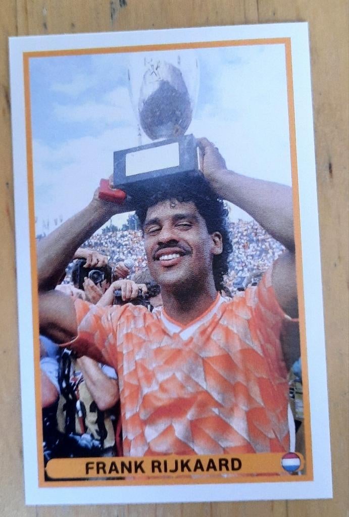 FRANK RIJKAARD - STICKER, Verzamelen, Ophalen of Verzenden, Zo goed als nieuw, Buitenlandse clubs, Poster, Plaatje of Sticker