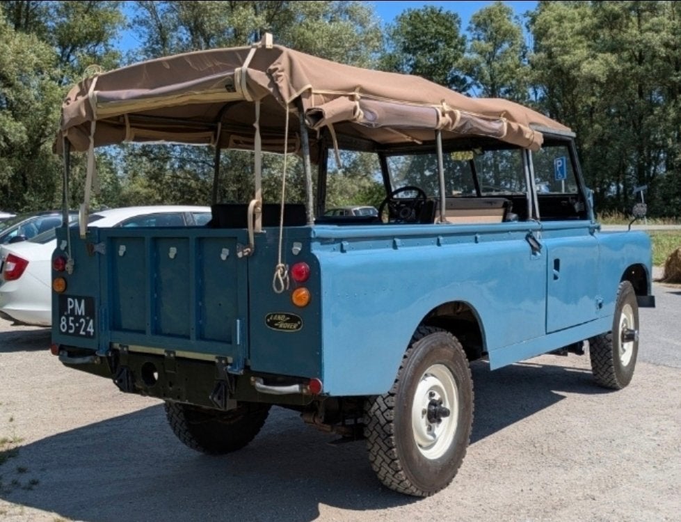 Land Rover 109 Series II benzine met OVERDRIVE, 2286 cc, Gebruikt, 4 cilinders, 2000 kg