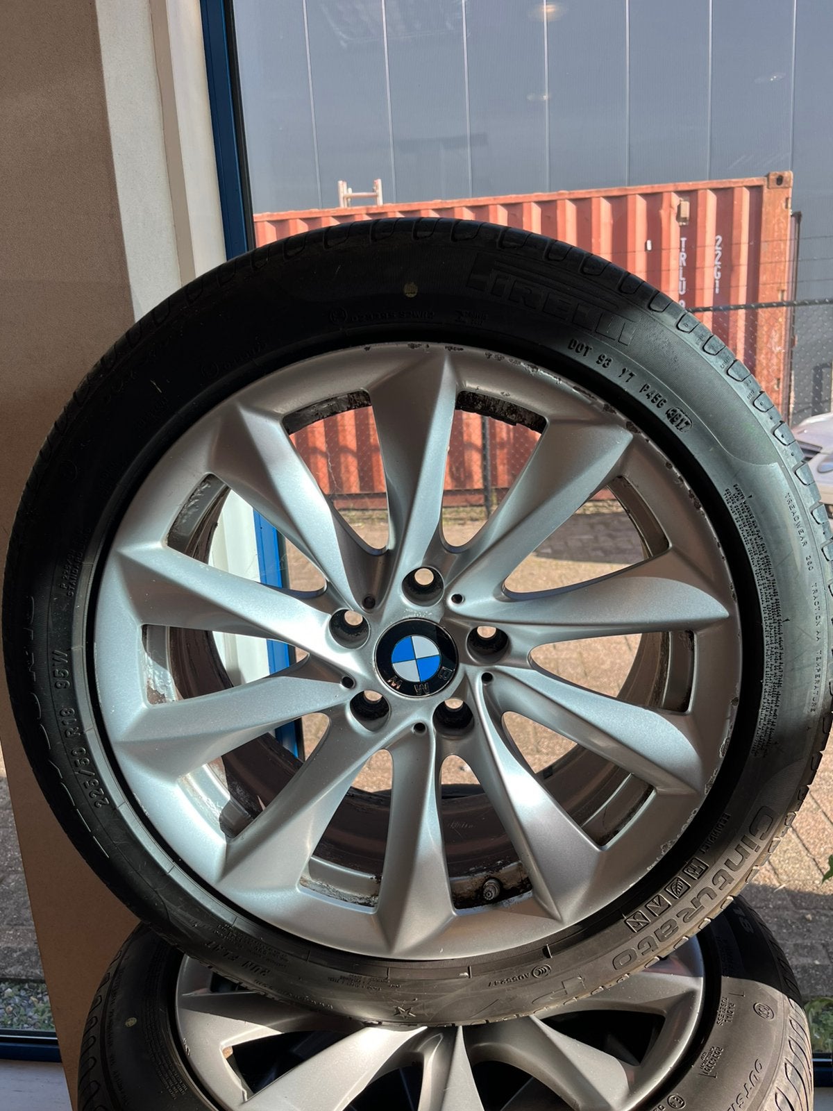 Bmw 3 serie gt f34 zomerbanden pirelli 225/50/18, Ophalen, 18 inch, Gebruikt, Bmw