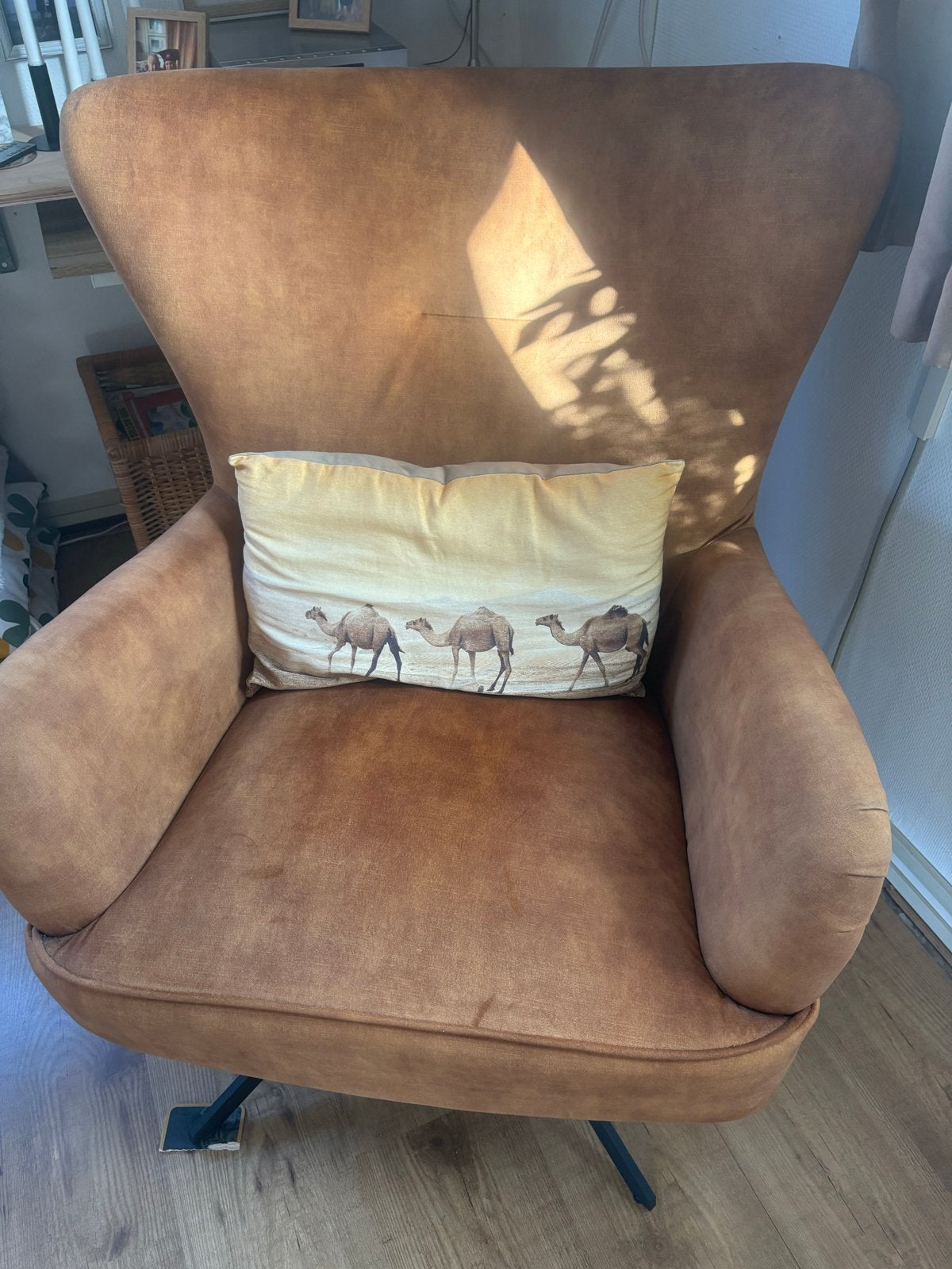 Comfortabele fauteuil - Bruin, Ophalen, Bruin, Zo goed als nieuw, Eén