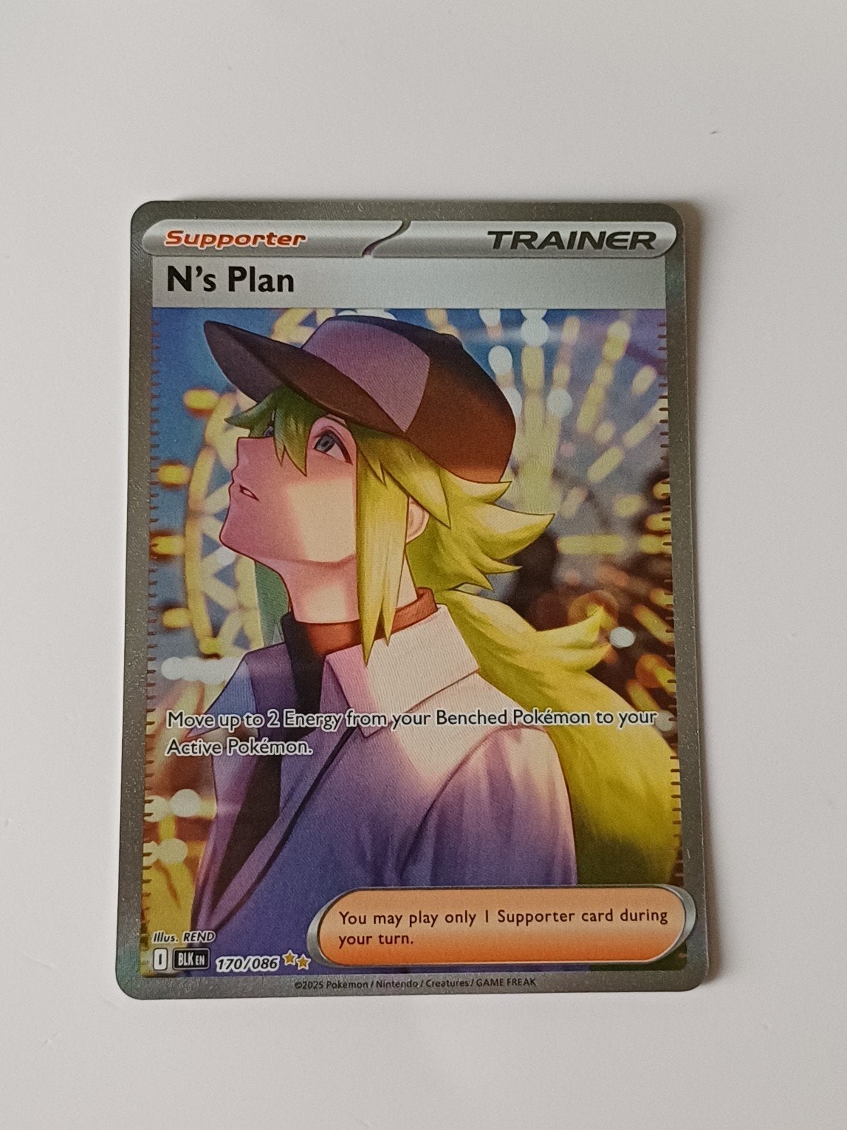 N's Plan, Verzenden, Zo goed als nieuw, Losse kaart, Foil