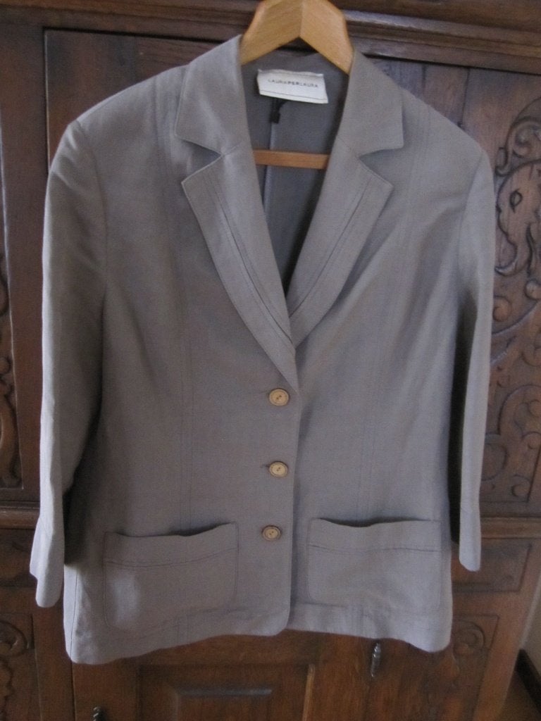 Lauraperlaura jasje zandkleur - maat 42, Verzenden, Beige, Maat 42/44 (L), Zo goed als nieuw