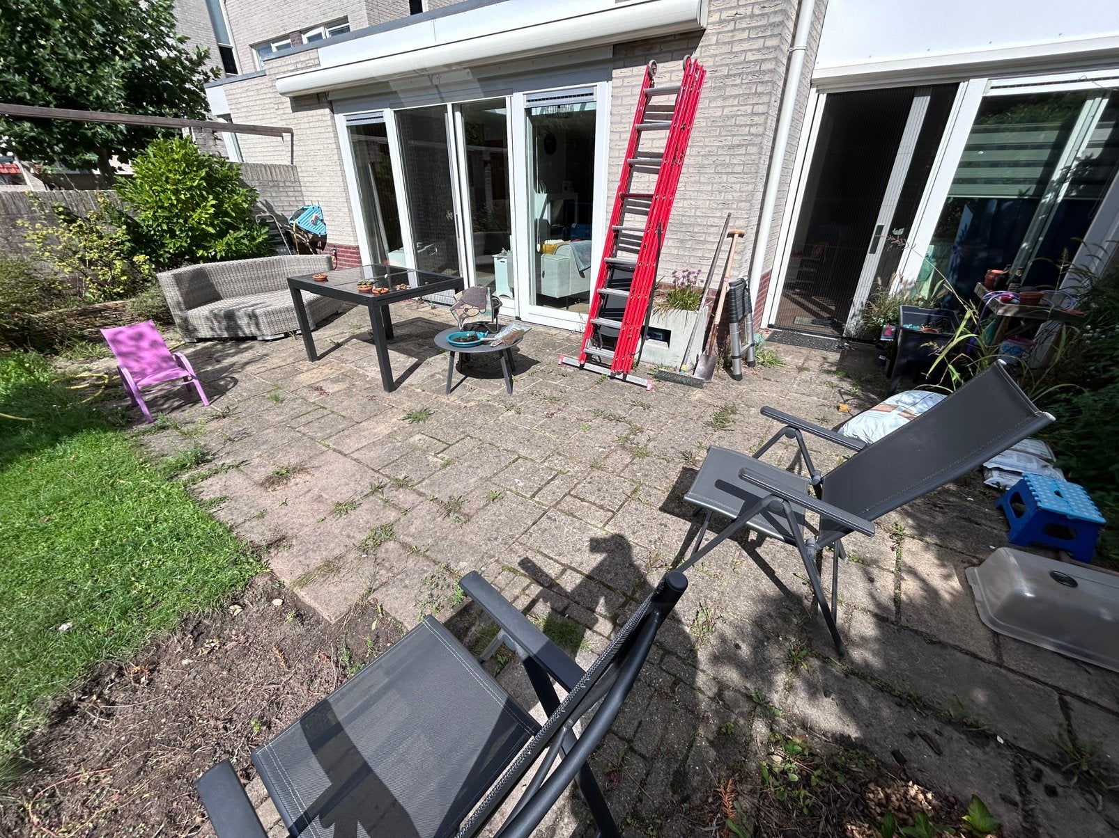 Terrastegels, Ophalen, Gebruikt, 10 m² of meer, Beton