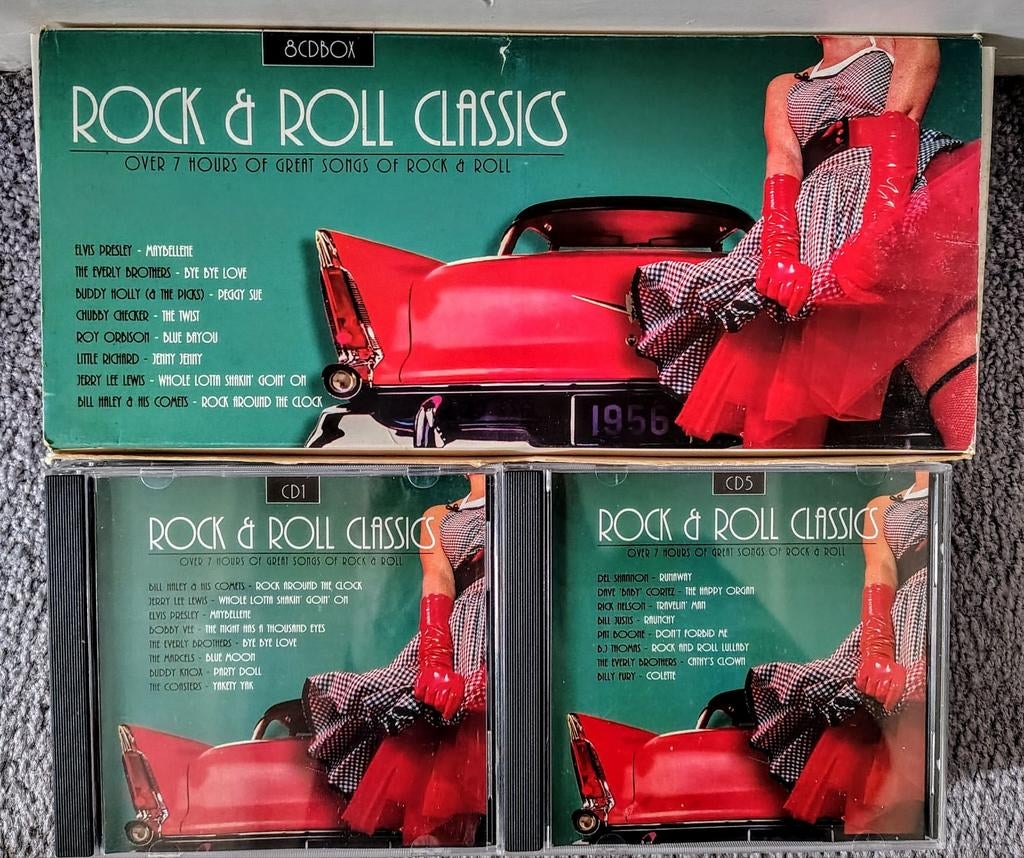 Rock & Roll Classics 8CD Box, Ophalen of Verzenden, Zo goed als nieuw