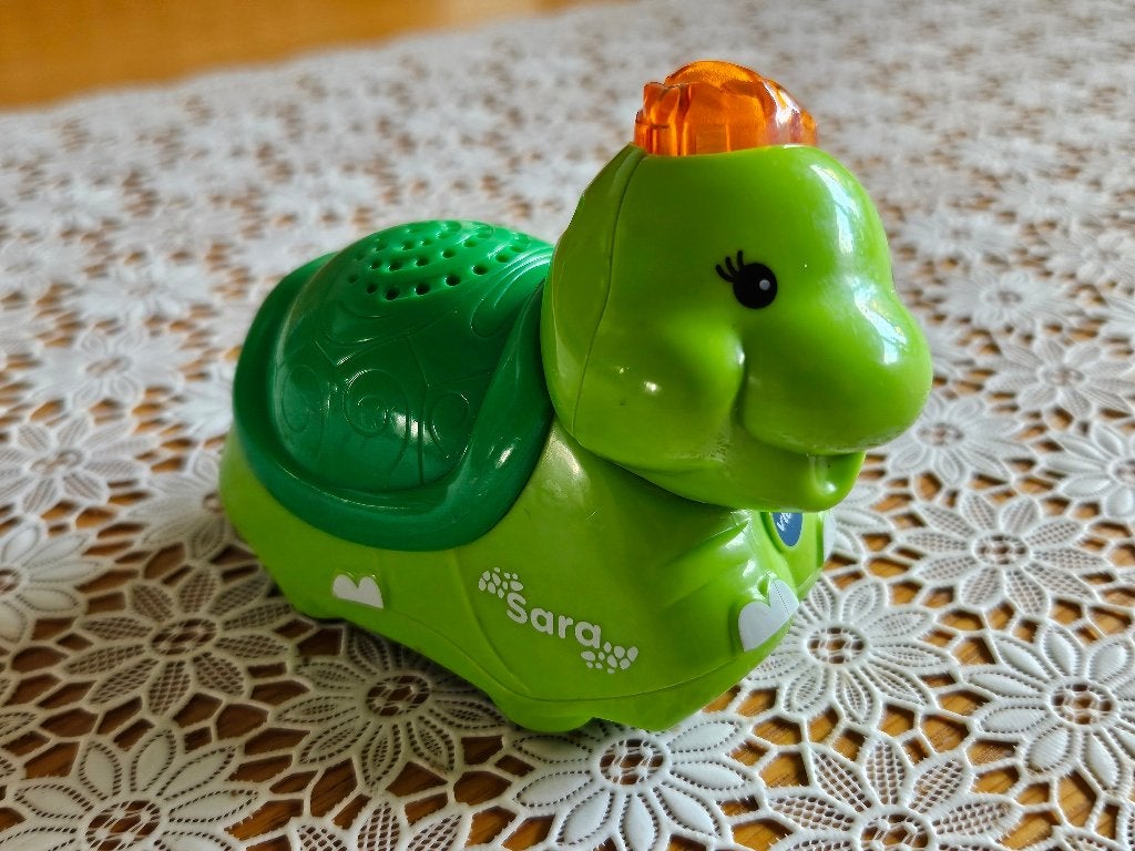 VTech Zoef Zoef Dieren Schildpad Sara, Ophalen of Verzenden, Gebruikt, 6 maanden tot 2 jaar