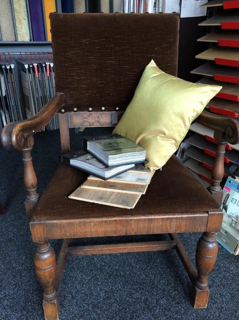 Antieke Pander & Zonen armstoelen,  origineel & karaktervol, Ophalen of Verzenden