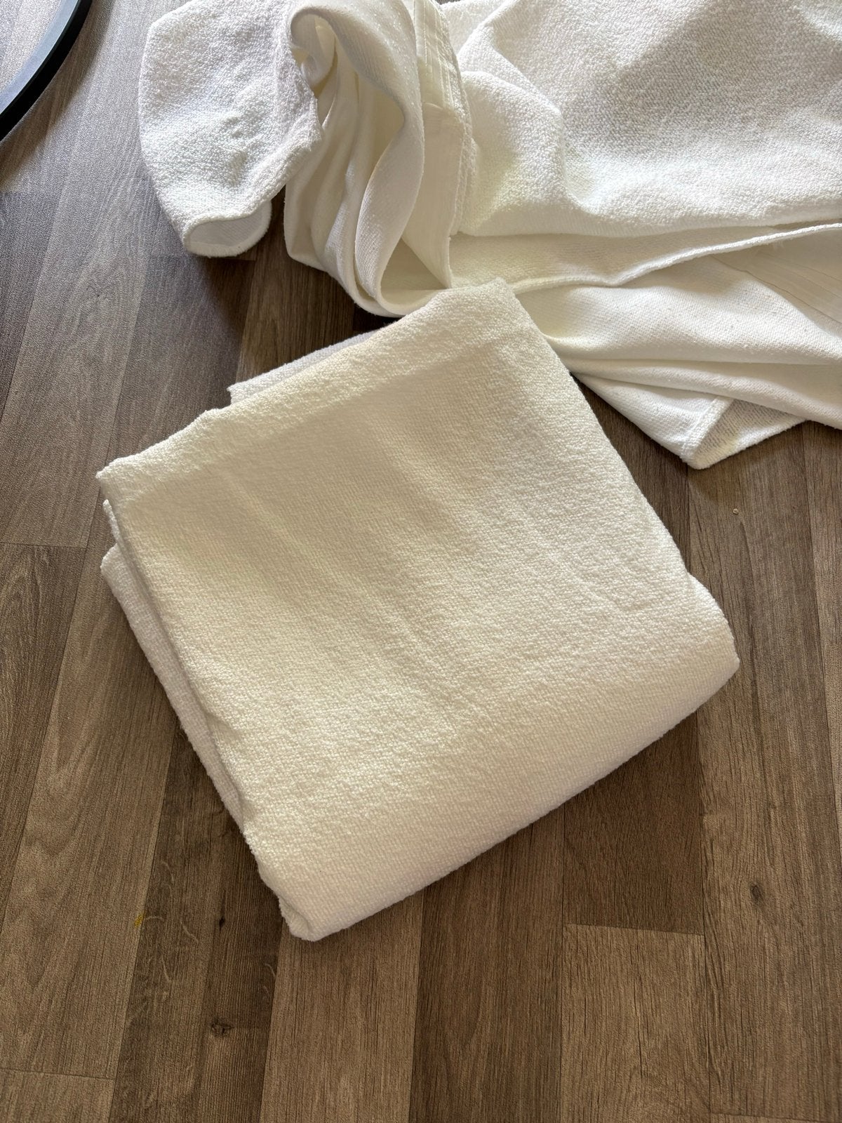 2x Action Gordijn 140x260 cm voor ringgordijn, Met ringen, Gebruikt, Overige merken, Wit