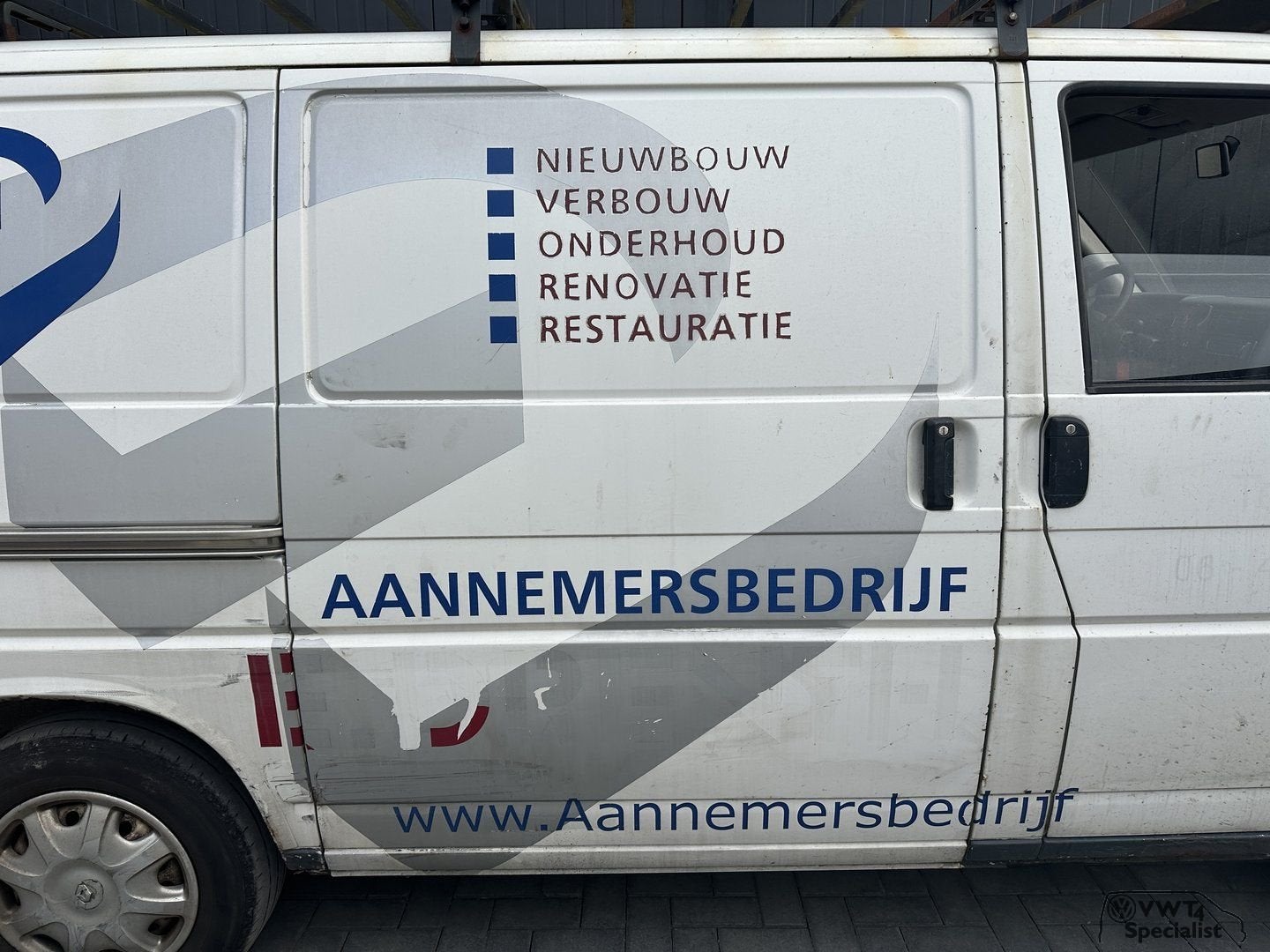 Volkswagen Transporter VW T4 schuifdeur rechts dicht wit, Auto-onderdelen, Ophalen, Gebruikt, -, -