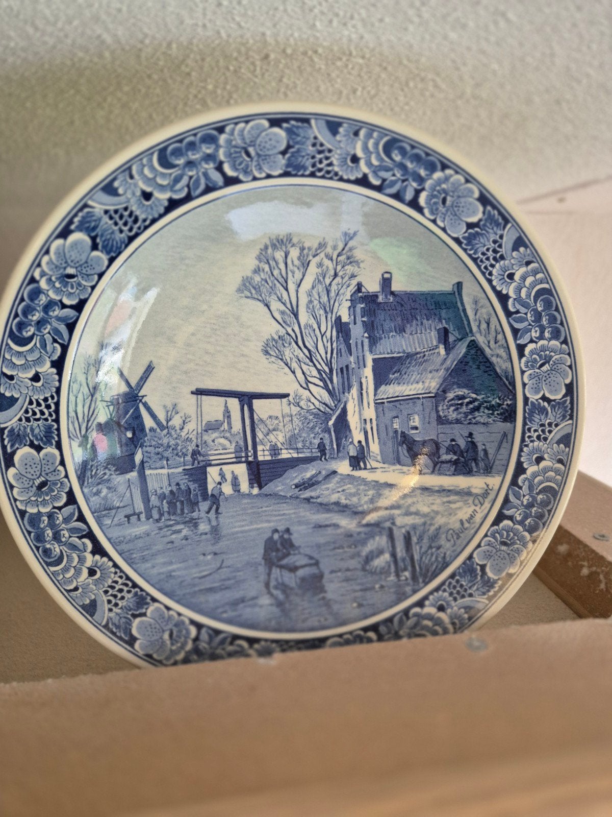 Royal Goedewaagen Delfts Blauw Borden - Paul van Dort, Ophalen of Verzenden
