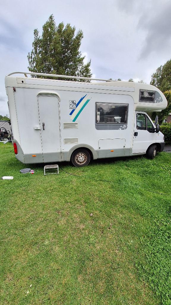 camper Knaus Traveler 395, 2.8idTD, Caravans en Kamperen, Campers, Buscamper of Camperbus, Ringverwarming, Fiat, Koelkast