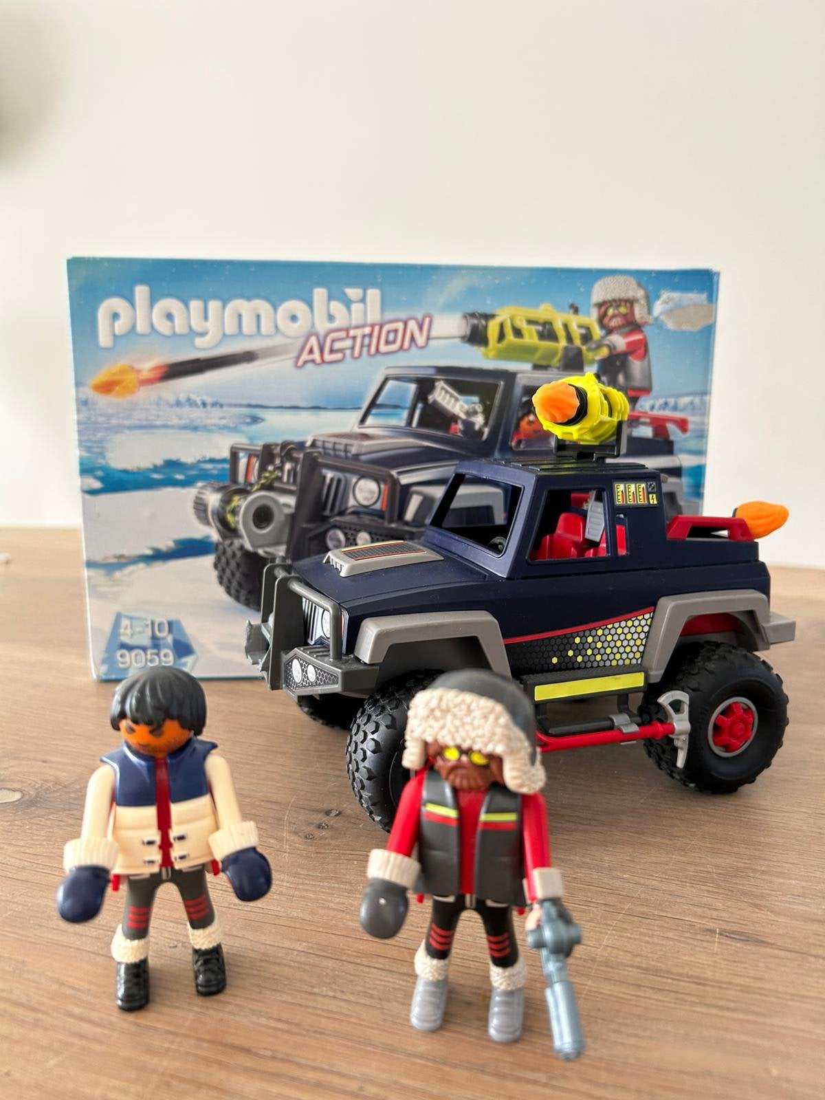 Playmobil 9059 met schietbare kanon incl doos., Kinderen en Baby's, Gebruikt, Complete set, Voertuig, Ophalen of Verzenden