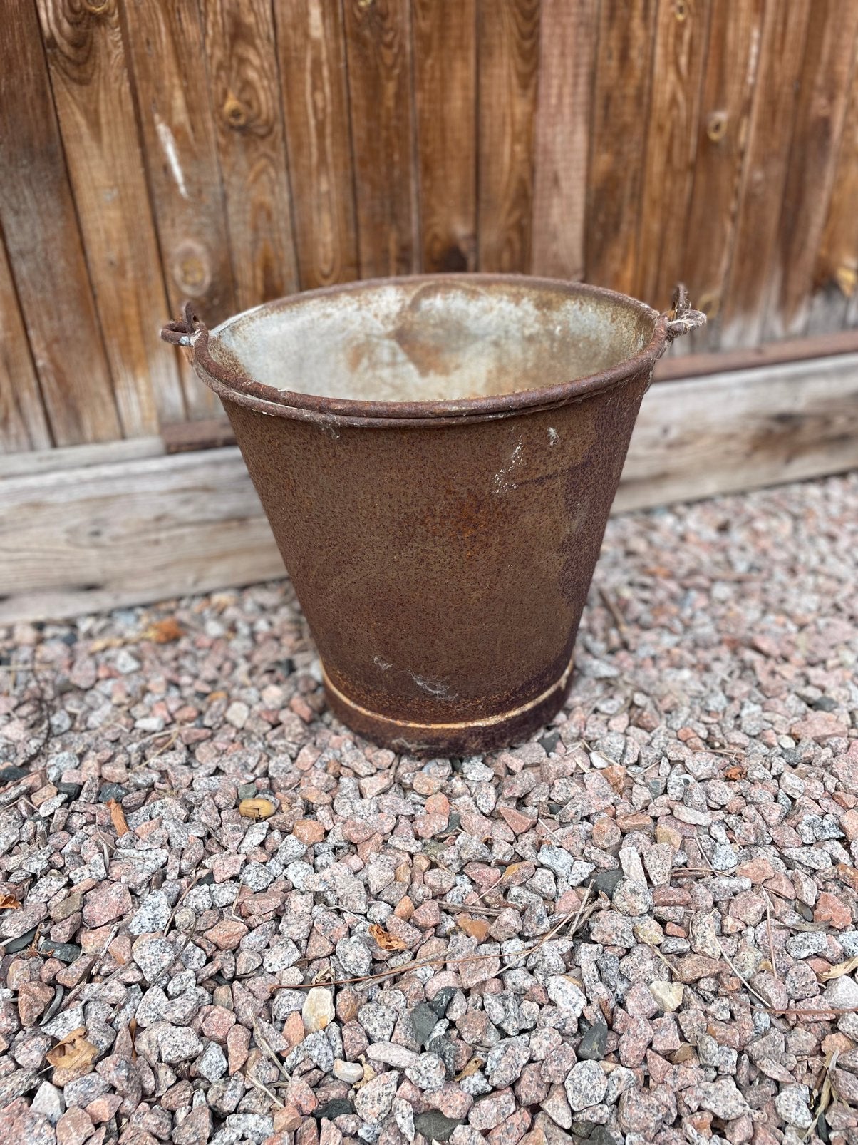 Metalen emmer, Gebruikt, Minder dan 30 cm, Rond, Ophalen of Verzenden