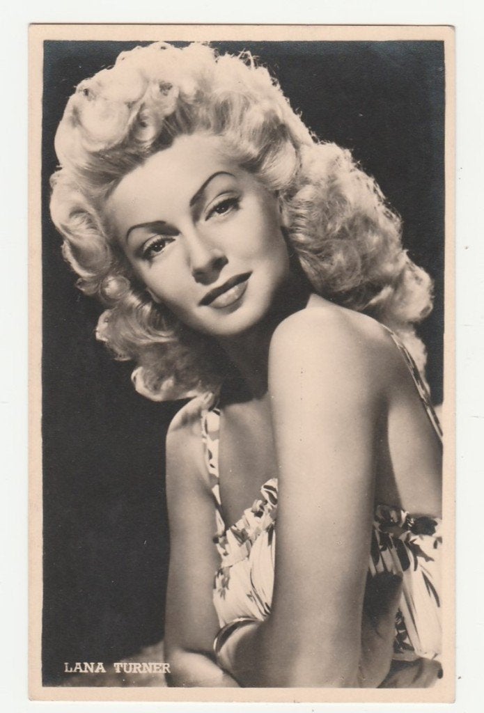 Lana Turner.  Filmsterren.  Movies.  Cinema., Verzenden, 1940 tot 1960, Ongelopen, Overige thema's