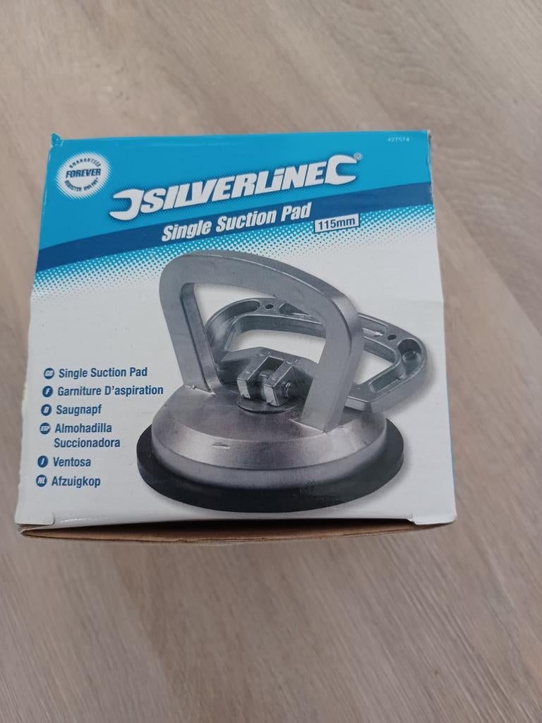 Enkele zuignap voor glas en tegels - 50 kg draagkracht, Ophalen of Verzenden