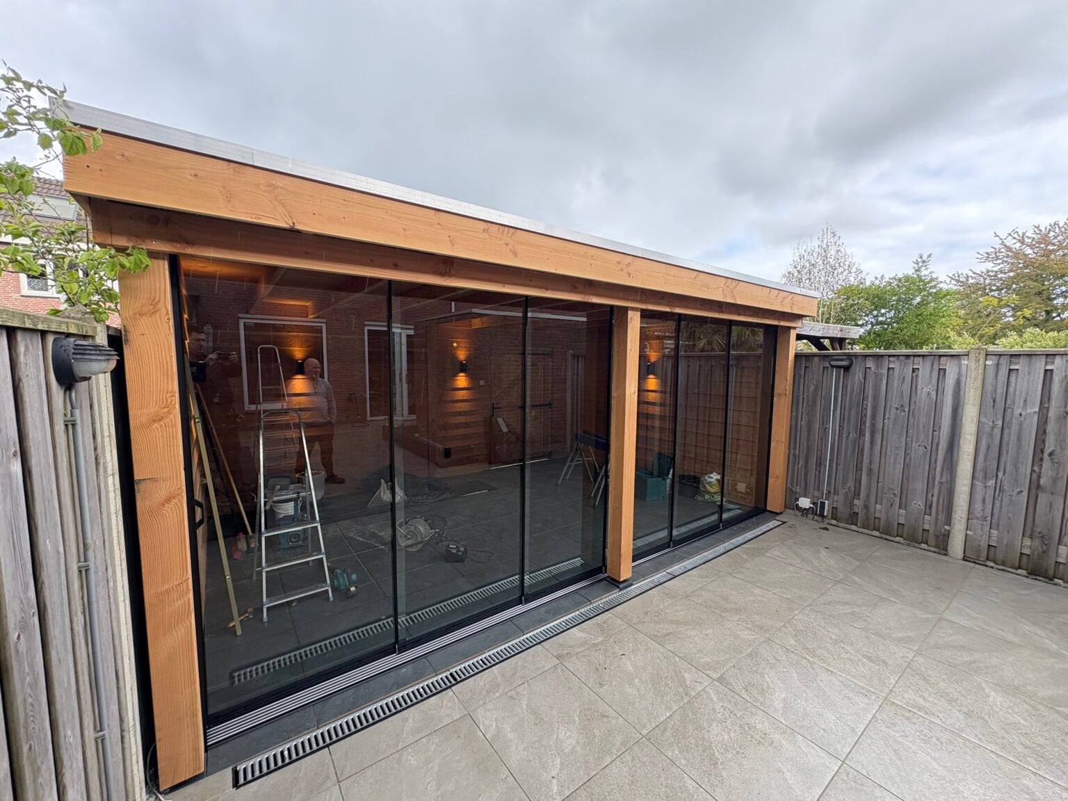 Timmerman aangeboden, Tuin en Terras, Ophalen, Zo goed als nieuw, Veranda