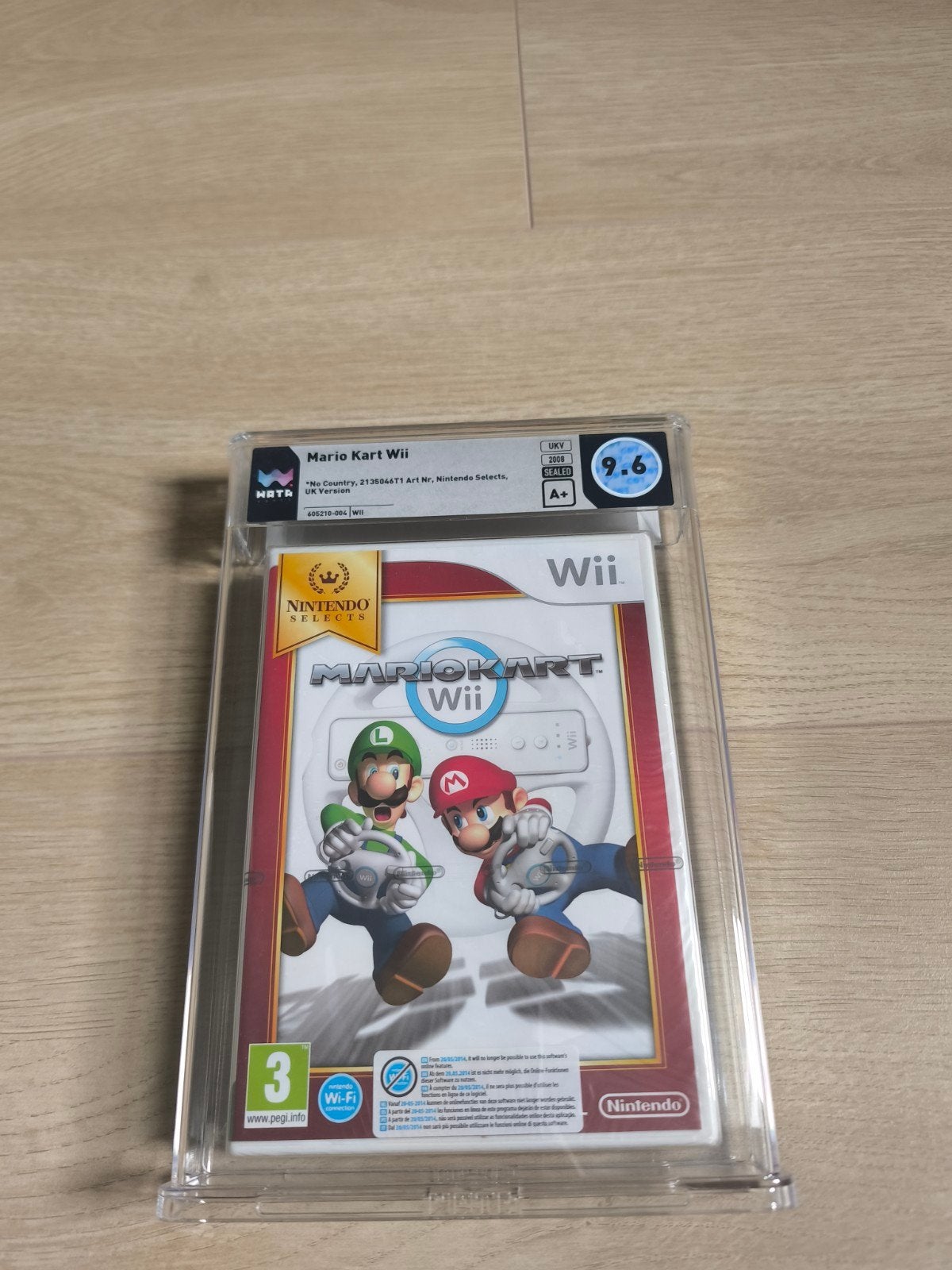 Nintendo wii mario kart wata graded 9.6 a+, Spelcomputers en Games, Ophalen, Racen en Vliegen, Nieuw, 3 spelers of meer