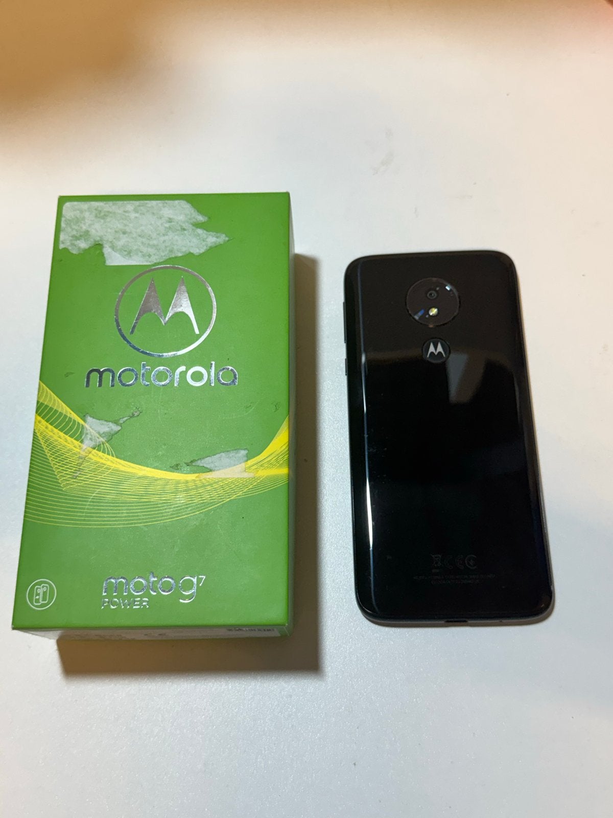 Motorola Moto G7 Power - Zwart - 97% batterij - 64gb, Telecommunicatie, Overige modellen, Zwart, Touchscreen, Ophalen of Verzenden