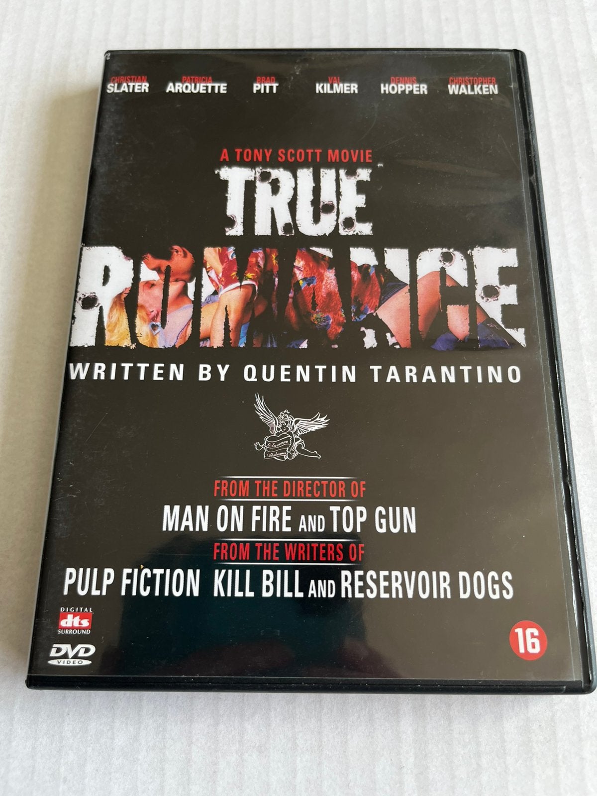 True Romance DVD - Quentin Tarantino, Tony Scott, Vanaf 16 jaar, Ophalen of Verzenden, Gebruikt, Actiethriller