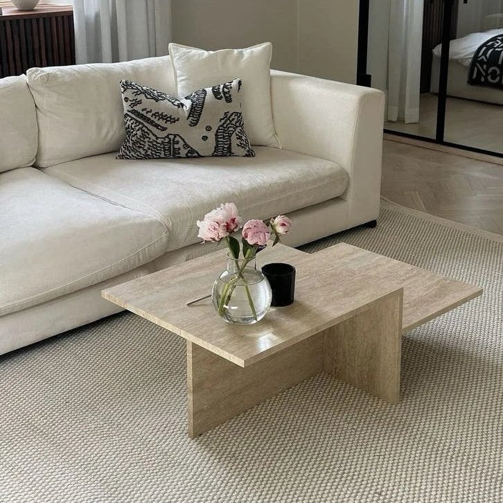 NIEUW wollen bolletjes vloerkleed creme 200x290 cm, Ophalen, Japandi, bohemian, Nieuw, 200 cm of meer