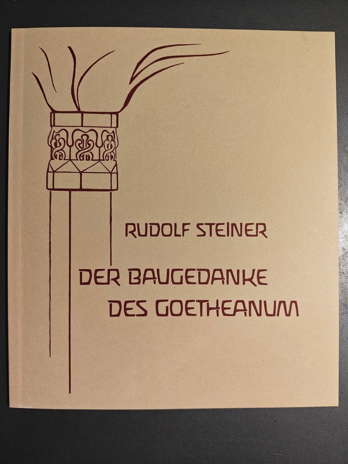 Rudolf Steiner - Der Baugedanke des Goetheanum - 1986 zgan, Achtergrond en Informatie, Ophalen of Verzenden, Zo goed als nieuw