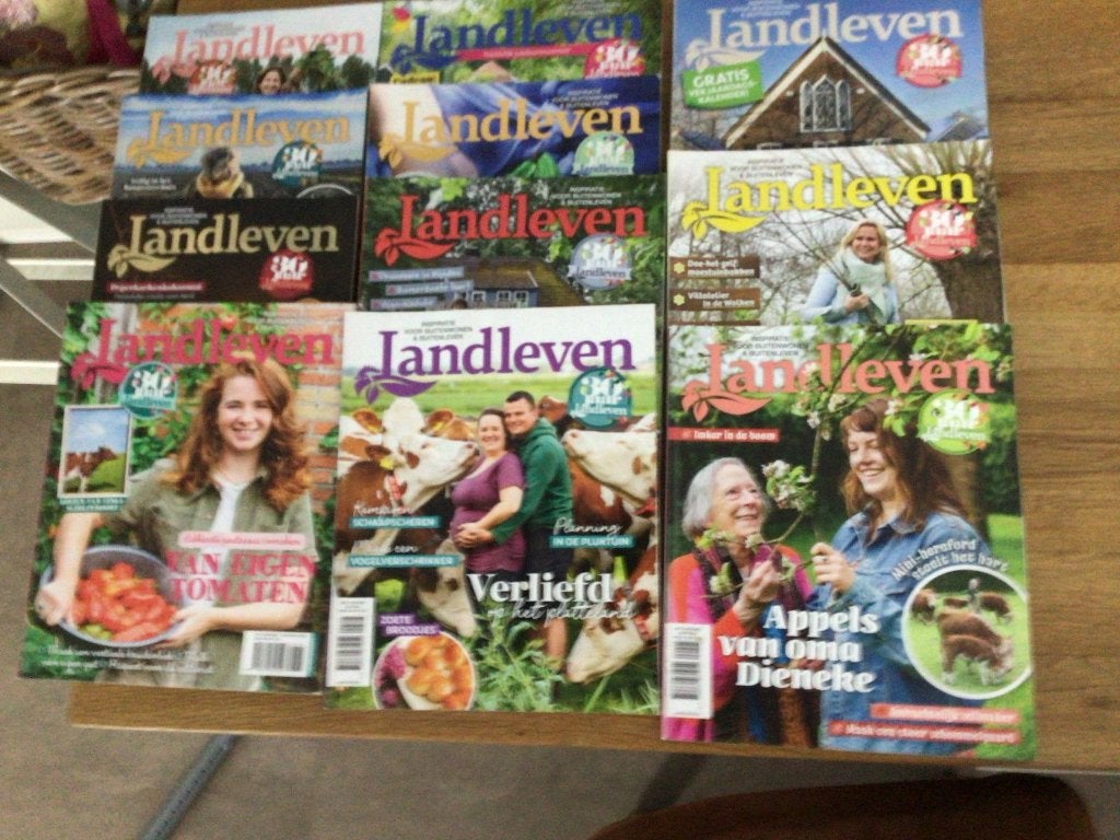 Jaargang landleven, Ophalen, Gelezen, Overige typen