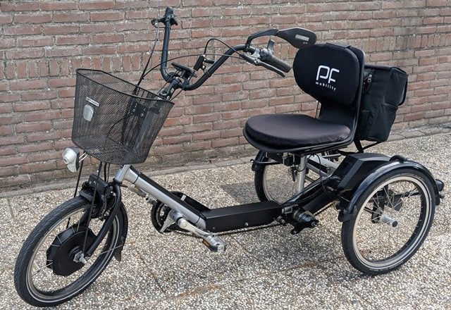 Te koop: PF Mobility Disco elektrische driewielfiets, Ophalen, Gebruikt, Velgrem, PF Mobility