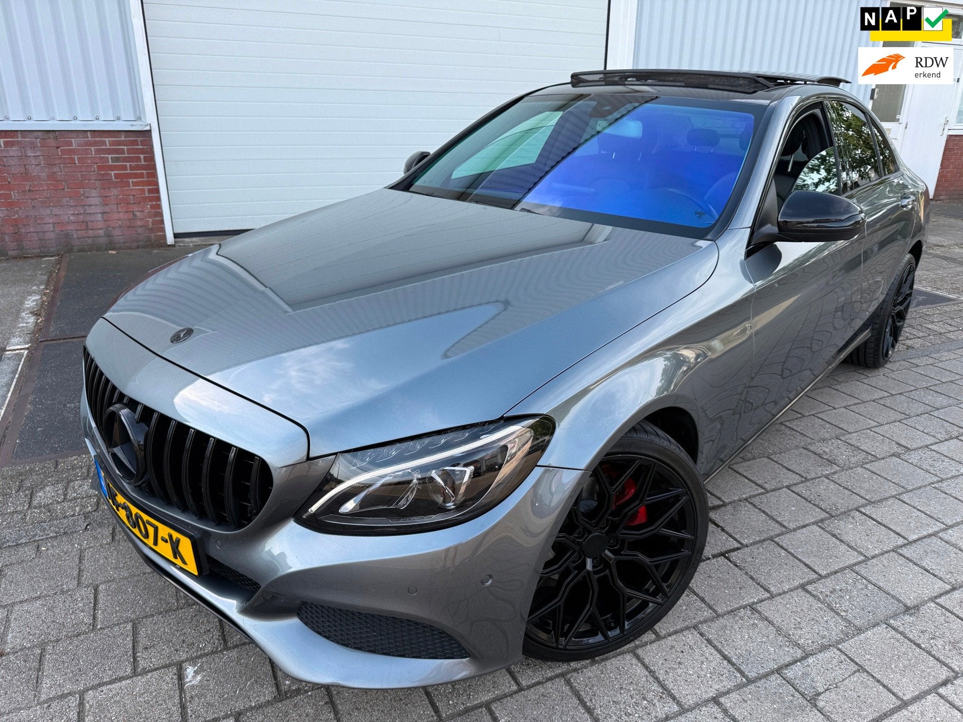 Mercedes-Benz C-klasse 180 CDI 2017 AMG Sport EDITION PANO L, Automaat, Achterwielaandrijving, Gebruikt, 4 cilinders