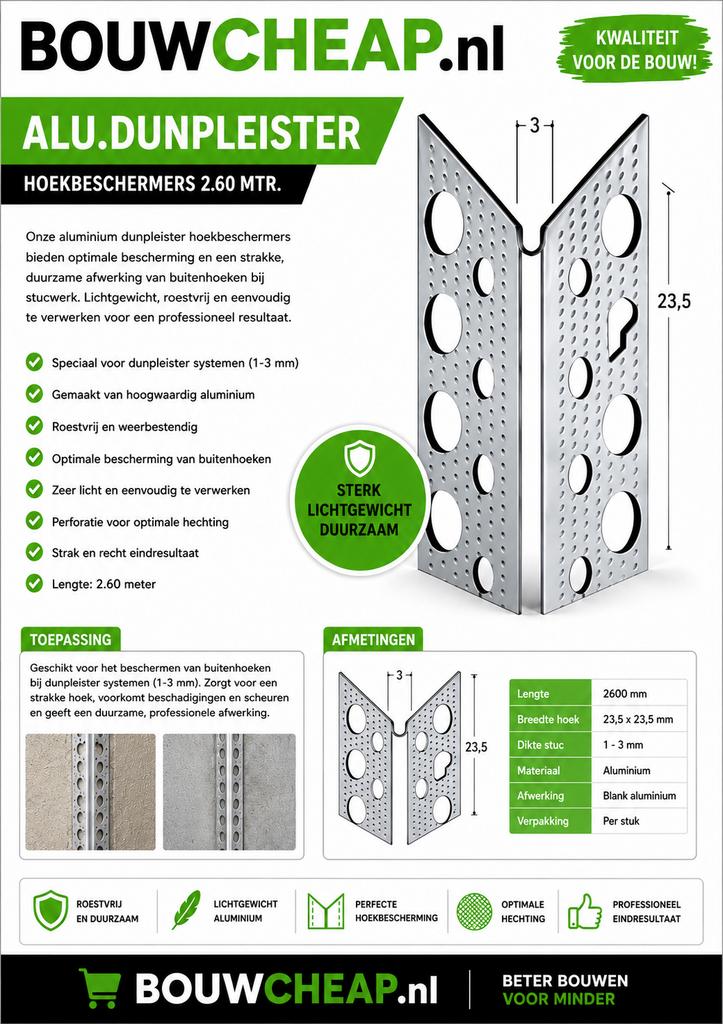 Hoekbeschermers, Ophalen of Verzenden, Nieuw, Mdf, Plinten
