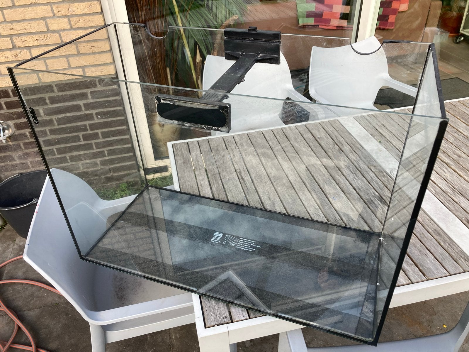 aquarium 120 liter, Ophalen of Verzenden, Gebruikt, Leeg aquarium