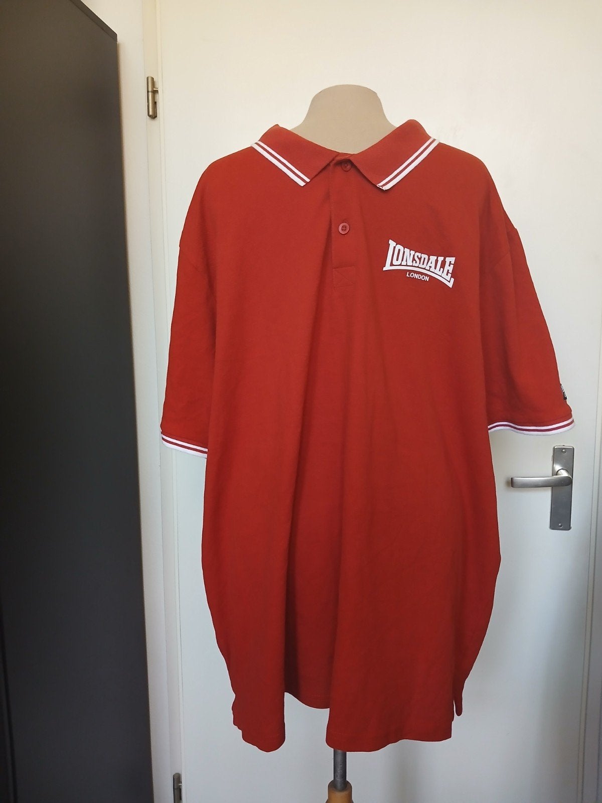 Lonsdale London Polo Shirt Rood Maat 3XL, Ophalen of Verzenden