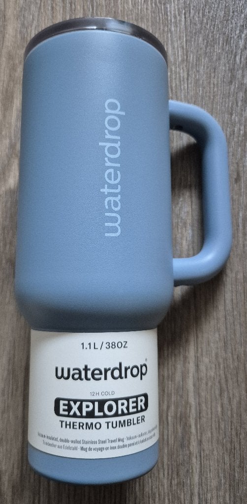 Waterdrop Explorer Thermo Drinkbeker 1,1 l. Leiblauw *NIEUW*, Ophalen of Verzenden, Nieuw