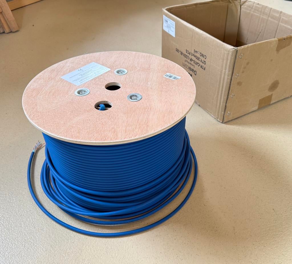 Internet kabel, cat6 FTP 305m, Ophalen, Nieuw