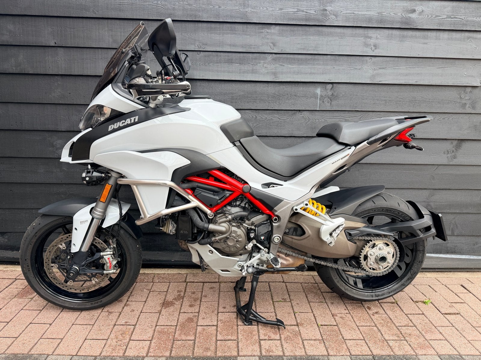 Ducati Multistrada 1200 S - Dealer onderhouden, veel extra's, Handvatverwarming, 2 cilinders, 1198 cc, Gebruikt