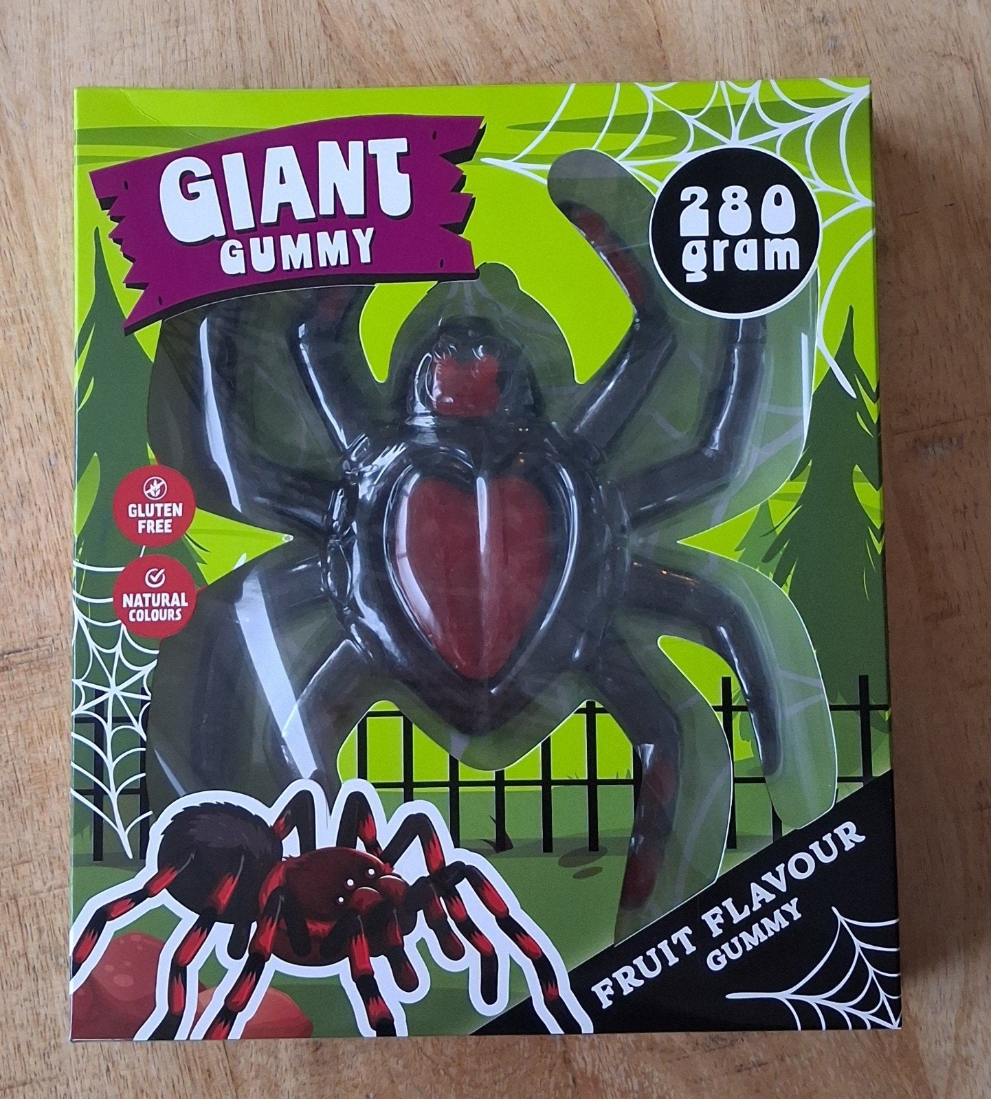 Giant gummy Spider - 280gram!, Ophalen of Verzenden