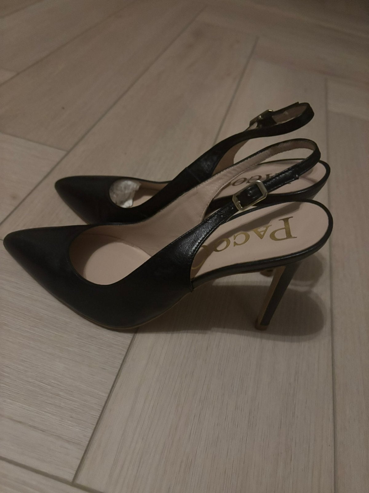Paco gil slingback pump maat 38 nieuw!, Pumps, Zwart, Nieuw, Ophalen of Verzenden