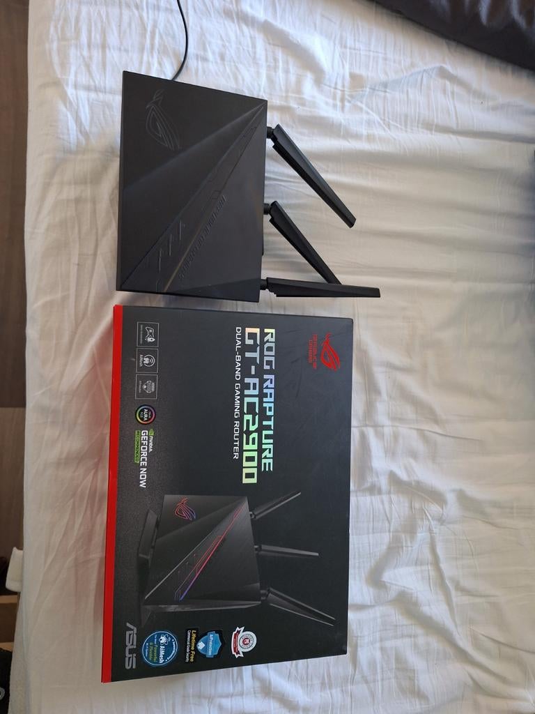 ASUS ROG Rapture GT-AC2900 Dual-Band Gaming Router, Ophalen of Verzenden, Zo goed als nieuw, Router, ASUS