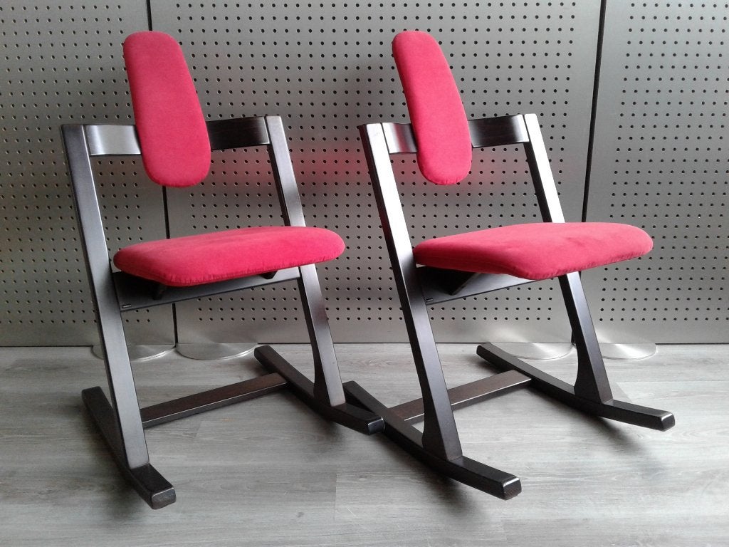 Set van 2x Variér (Stokke) Pendulum (Rood), Prachtig!, Twee, Ophalen of Verzenden, Zo goed als nieuw, Variér