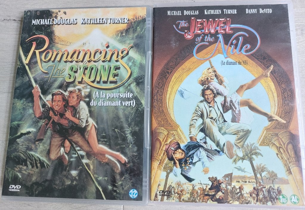 Romancing the Stone (1984) & Jewel of the Nile (1985), Vanaf 12 jaar, Ophalen, Zo goed als nieuw, Nederlands